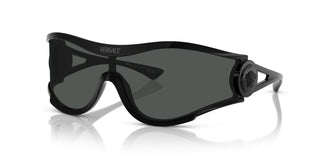 Versace Ve 4475 Unisex Black Shield Sunglasses