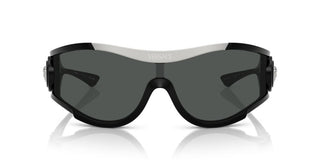 Versace Ve 4475 Unisex Black Shield Sunglasses