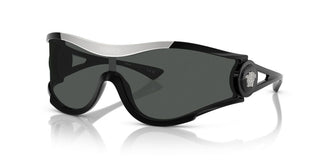 Versace Ve 4475 Unisex Black Shield Sunglasses