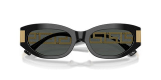 Versace Ve 4501 Women Black Cat Eye Sunglasses