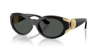 Versace VE 4503U women Black Oval Sunglasses