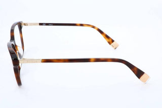 Furla Vfu394 Women Havana Geometric Eyeglasses