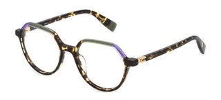 Furla VFU497V women Havana Round Eyeglasses