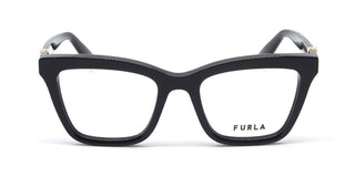Furla VFU763 unisex Black Rectangle Eyeglasses