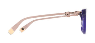 Furla Vfu832 Women Blue Cat Eye Eyeglasses