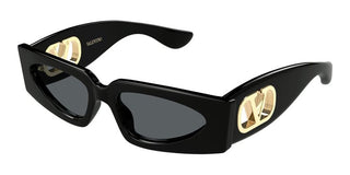 Valentino VG0001S women Black Rectangle Sunglasses