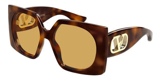 Valentino VG0002S women Havana Squared Sunglasses