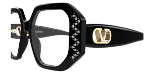 Valentino VG0003O women Black Geometric Eyeglasses