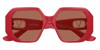 Valentino VG0003SA women Red Geometric Sunglasses