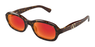 Valentino VG0010S women Havana Geometric Sunglasses