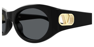 Valentino VG0015S women Black Oval Sunglasses
