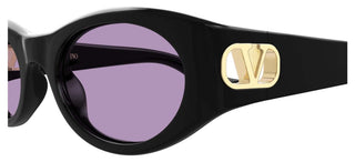 Valentino VG0015S women Black Oval Sunglasses