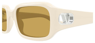Valentino VG0016S women White Rectangle Sunglasses