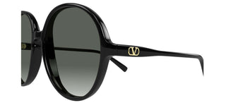Valentino VG0017S women Black Round Sunglasses