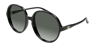 Valentino VG0017S women Black Round Sunglasses