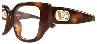 Valentino VG0037OA women Havana Squared Eyeglasses
