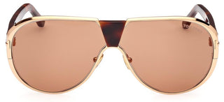 Tom Ford VINCENZO FT 1072 men Gold Pilot Sunglasses
