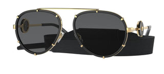 Versace VINTAGE ICON VE 2232 women Black Pilot Sunglasses