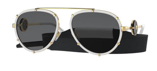 Versace VINTAGE ICON VE 2232 women White Pilot Sunglasses