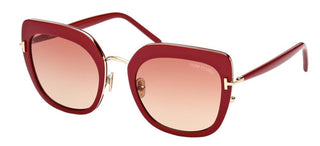 Tom Ford VIRGINIA FT 0945 women Red Geometric Sunglasses