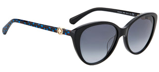 Kate Spade VISALIA/G/S women Black Cat Eye Sunglasses