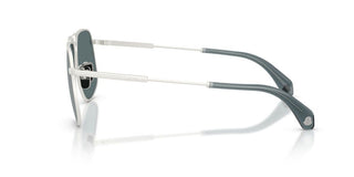 Moncler Vitessa Me4014 Unisex Silver Pilot Sunglasses