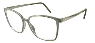 Silhouette VIVID SKY FR FULLRIM 1613 women Green Geometric Eyeglasses
