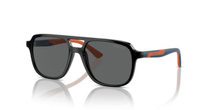 Vogue Vj 2024 Men Black Rectangle Sunglasses