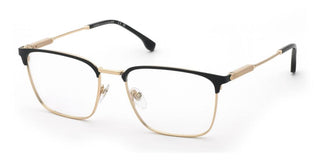 Lozza Vl2430 Unisex Black Squared Eyeglasses