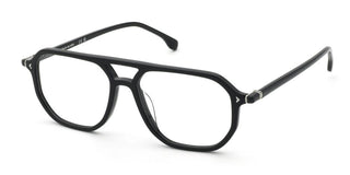 Lozza Vl4388 Unisex Black Geometric Eyeglasses