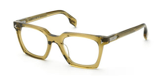 Lozza Vl4393m Unisex Yellow Geometric Eyeglasses