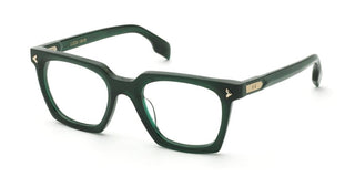 Lozza Vl4393m Unisex Green Geometric Eyeglasses