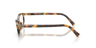 Miu VMU 01ZV women Havana Geometric Eyeglasses
