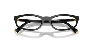 Miu VMU 01ZV women Black Geometric Eyeglasses