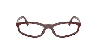 Miu Miu Vmu 01zv Women Red Geometric Eyeglasses