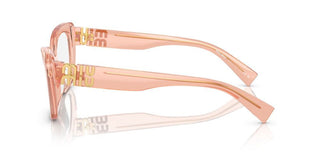 Miu Miu Vmu 05vv Women Pink Squared Eyeglasses
