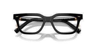 Miu Miu Vmu 07xv Women Black Geometric Eyeglasses