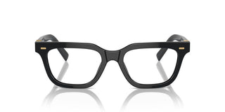 Miu Miu Vmu 07xv Women Black Geometric Eyeglasses