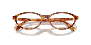 Miu Miu Vmu 09xv Women Havana Geometric Eyeglasses