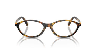 Miu Miu Vmu 09xv Women Havana Geometric Eyeglasses