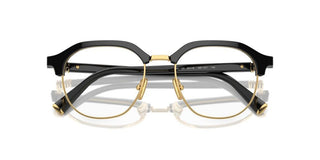 Miu Miu Vmu 10xv Women Black Round Eyeglasses