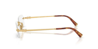 Miu VMU 50YV women Gold Geometric Eyeglasses