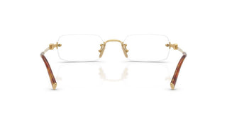 Miu VMU 50YV women Gold Geometric Eyeglasses