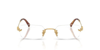 Miu VMU 50YV women Gold Geometric Eyeglasses