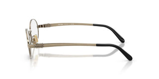 Miu Miu Vmu 50zv Women Gold Round Eyeglasses