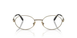 Miu Miu Vmu 50zv Women Gold Round Eyeglasses