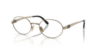 Miu Miu Vmu 50zv Women Gold Round Eyeglasses