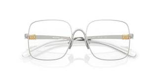 Miu VMU 51YV women Silver Geometric Eyeglasses