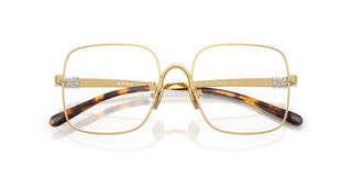 Miu VMU 51YV women Gold Geometric Eyeglasses