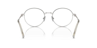 Miu Miu Vmu 52xv Women Silver Round Eyeglasses